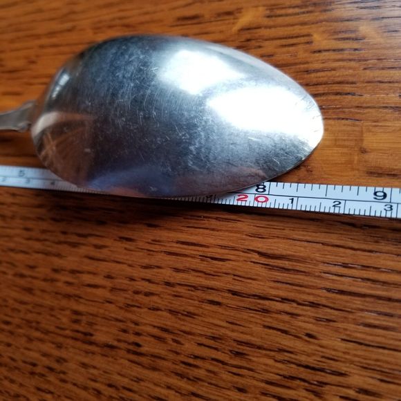 Oneida Community Serving Spoon 8 3/8" PAUL REVERE Solid Stainless Flatware - Picture 11 of 13